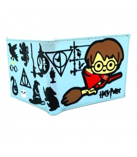 Billetera Harry Potter Porta Documentos Hermione Celeste Ron